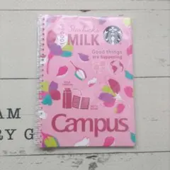 Starbucks Campus ノート ピンクのサムネイル