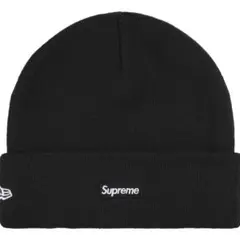 Supreme 黒 ニット帽