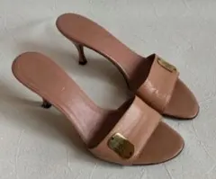 GUCCI/グッチ ピンクベージュ ミュール