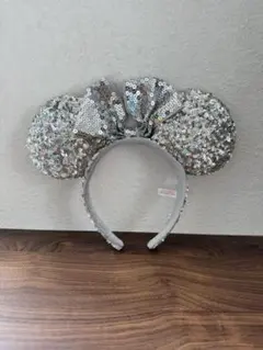 ディズニー　ミニー　スパンコールカチューシャ