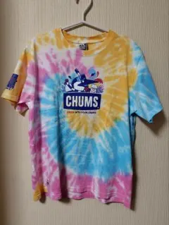 オリオンビール　CHUMS コラボTシャツ　タイダイ　Lのサムネイル