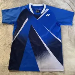 YONEX　ゲームシャツ　バドミントン　テニス　青　メンズ　M