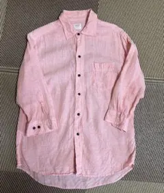 BACK NUMBER ピンク 長袖シャツ Mサイズのサムネイル
