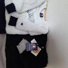 Champion トレーナー 裏起毛黒 フリース　ホワイト　2枚セット