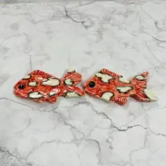 陶芸作家 ハンドメイド 金魚 箸置きセット 涼しげ おしゃれ 和食器