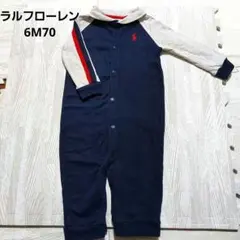 Z4☆ラルフローレンのカバーオール☆6M70☆ロンパース