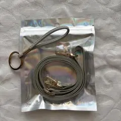 合成皮革 ショルダーストラップ グレー