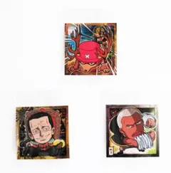 【未開封】　ワンピース　大海賊シールウエハ　不屈の精神　スーパーレア含む３枚