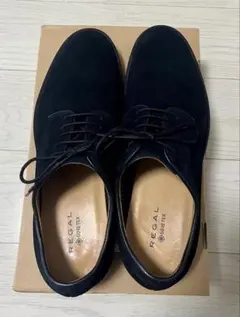 【美品】 REGALリーガル ゴアテックス メンズ スエードダービーシューズ