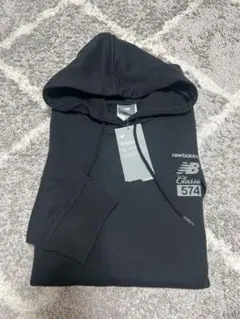 new balance 574 ブラック パーカー