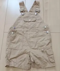 ベージュ オーバーオール 80cm