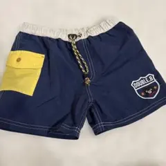 DOUBLE.B 水着 ネイビー/イエロー　120cm