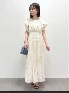 index ハートドットバルーンスリーブワンピース インデックス