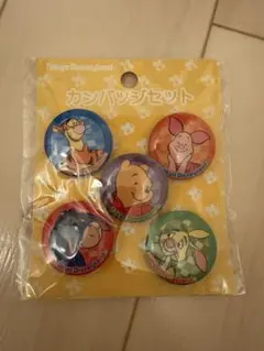 値下げ！ディズニー　プーさん缶バッジセット
