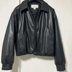 【BTSジョングク着用】Calvin Kleinフェイクレザーボンバージャケット