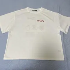 レトロガール半袖Tシャツ ホワイトのサムネイル