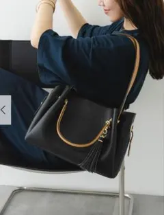 【アーバンリサーチ】ロデスコ4wayトートバッグ◆黒ブラック　ショルダー紐無し