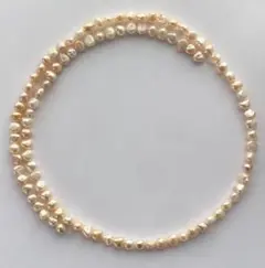 淡水パール　約6〜7ミリ　バロックロングな約64センチ