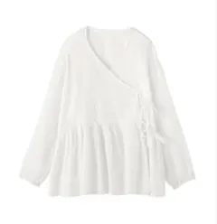 無印良品 / 婦人楊柳ガーゼ ショートカーディガン