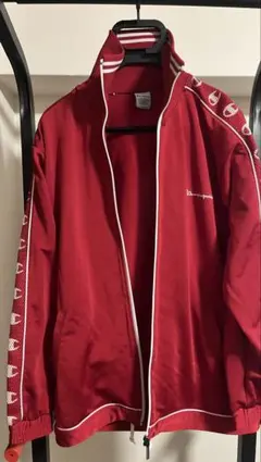 Champion EARTH PEOPLE ジャージ Lサイズ レッド