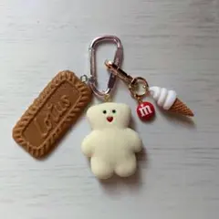 mojojojo キーホルダー くま ビスケット アイス