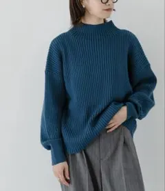 URBAN RESEARCHボトルネックリブニット　UR37-22F004