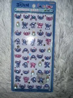 【正規品】 スティッチ ボンボンドロップシール mini