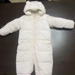 babyGAP 薄ピンク クマ耳 ダウン