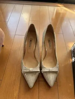 LAVANA クロコ型押しパンプス 24.5cm