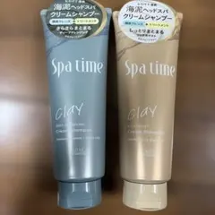 スパタイム クリームシャンプー ディープクレンジング 2点セットのサムネイル