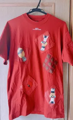MEN'S KANEKO ISAO パッチワーク Tシャツ レッドのサムネイル