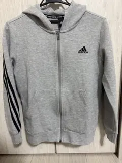adidas グレー パーカー 160サイズ