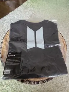 BTS ジョングク手書きプリント Tシャツ ブラック Mサイズ