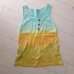 グラデーション ノースリーブ チュニック