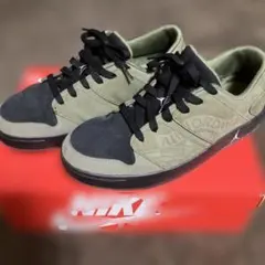 NIKE Jordan 1 nu Low オリーブ ブラック
