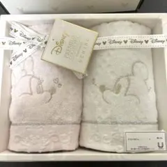 新品Disney ディズニー プレミアムコレクション フェイスタオル 2枚セット