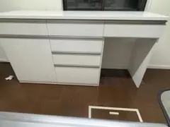 ニトリ　リガーレ　高さ90cm 幅180cm カウンタータイプ ニトリ キッチンカウンター（ダストワゴン付き セラミック天板