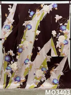振袖 紋意匠 椿 大輪 身丈172cm パールトーン加工済 MO3160 - メルカリ