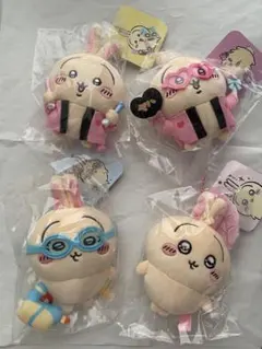 ちいかわ　スッキリ目のうさぎマスコット　ゴーグル　ぬいぐるみ　オタ活