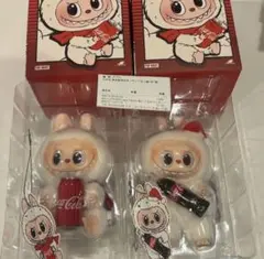 POPMART ラブブ コカコーラ コーラ ぬいぐるみキーホルダー 2種セット