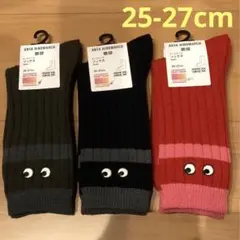ユニクロ　アニヤハインドマーチ　ソックス　25-27cm 3足セット
