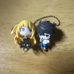 DEATH NOTE デスノート ミニフィギュア キーホルダー 2種セット