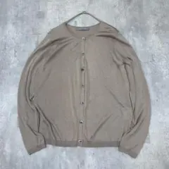 D08 良品 theory luxe カーディガン シルク100% 薄手ニット