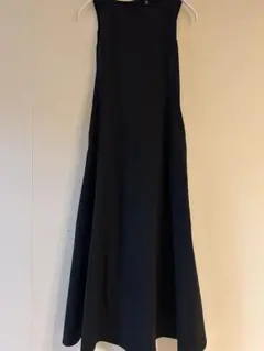 ウルトラストレッチエアリズムワンピース/丈長め XS ブラック