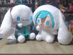2025年最新】初音ミク×シナモロール Lぬいぐるみシナモロールの