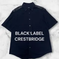 BLACK LABEL CRESTBRIDGE ネイビー ポロシャツ - メルカリ