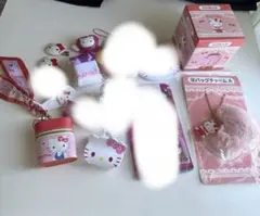 キティ　グッズ　まとめ　マスコット　キーホルダー　くじ　　ピン