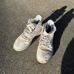 adidas ホワイト ハイカット スニーカー