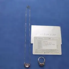 週末SALE☆スタージュエリーローズクォーツ ハートネックレス