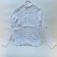 フィナモレ Finamore リネン長袖シャツ レディース 40 ホワイト | Mercari